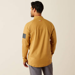 FR Combat Stretch Patriot 1/4 Zip Work Shirt - Men