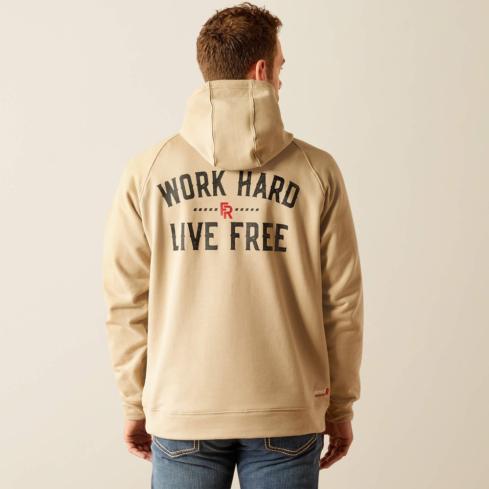 FR DuraStretch Work Hard Live Free Hoodie - Men