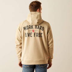 FR DuraStretch Work Hard Live Free Hoodie - Men