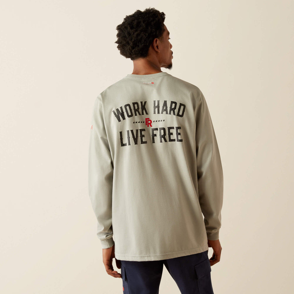 FR Work Hard Live Free T-Shirt - Men