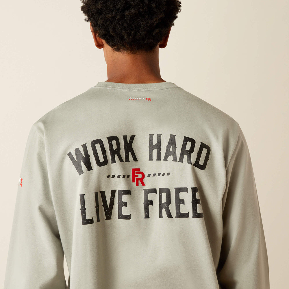 FR Work Hard Live Free T-Shirt - Men