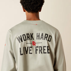 FR Work Hard Live Free T-Shirt - Men