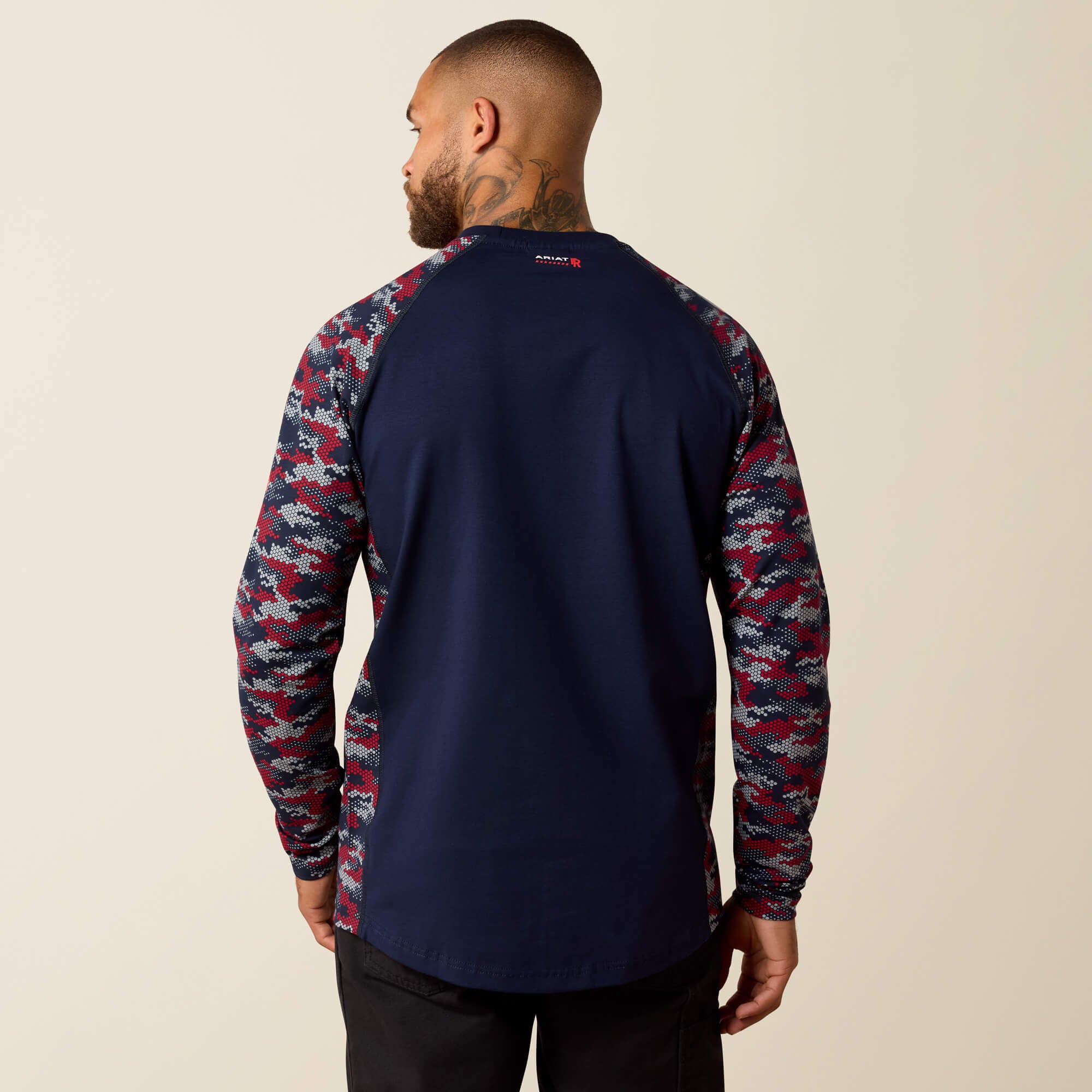 FR AC Stretch Camo Baseball T-Shirt - Men