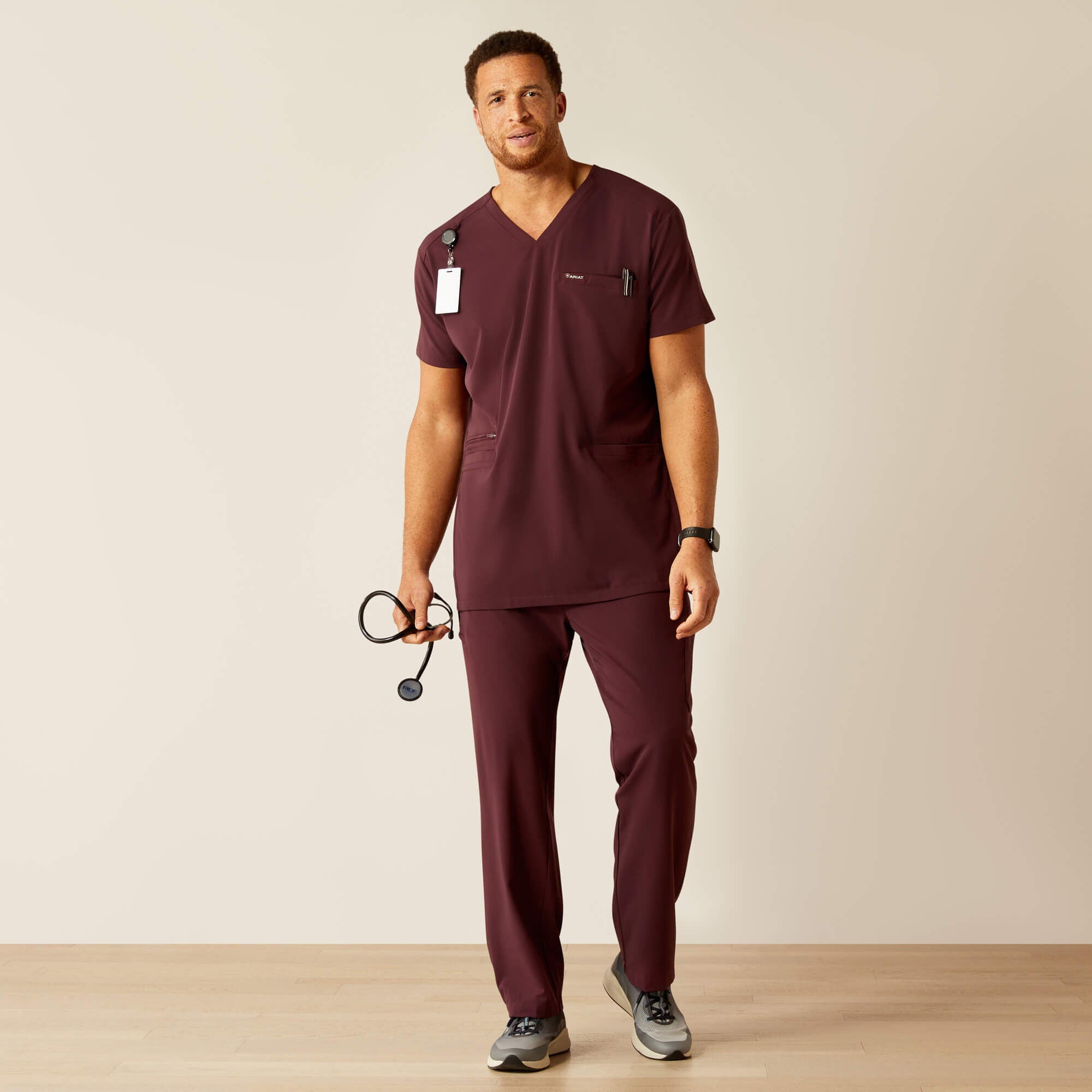Derham 6 Pocket Scrub Top - Men