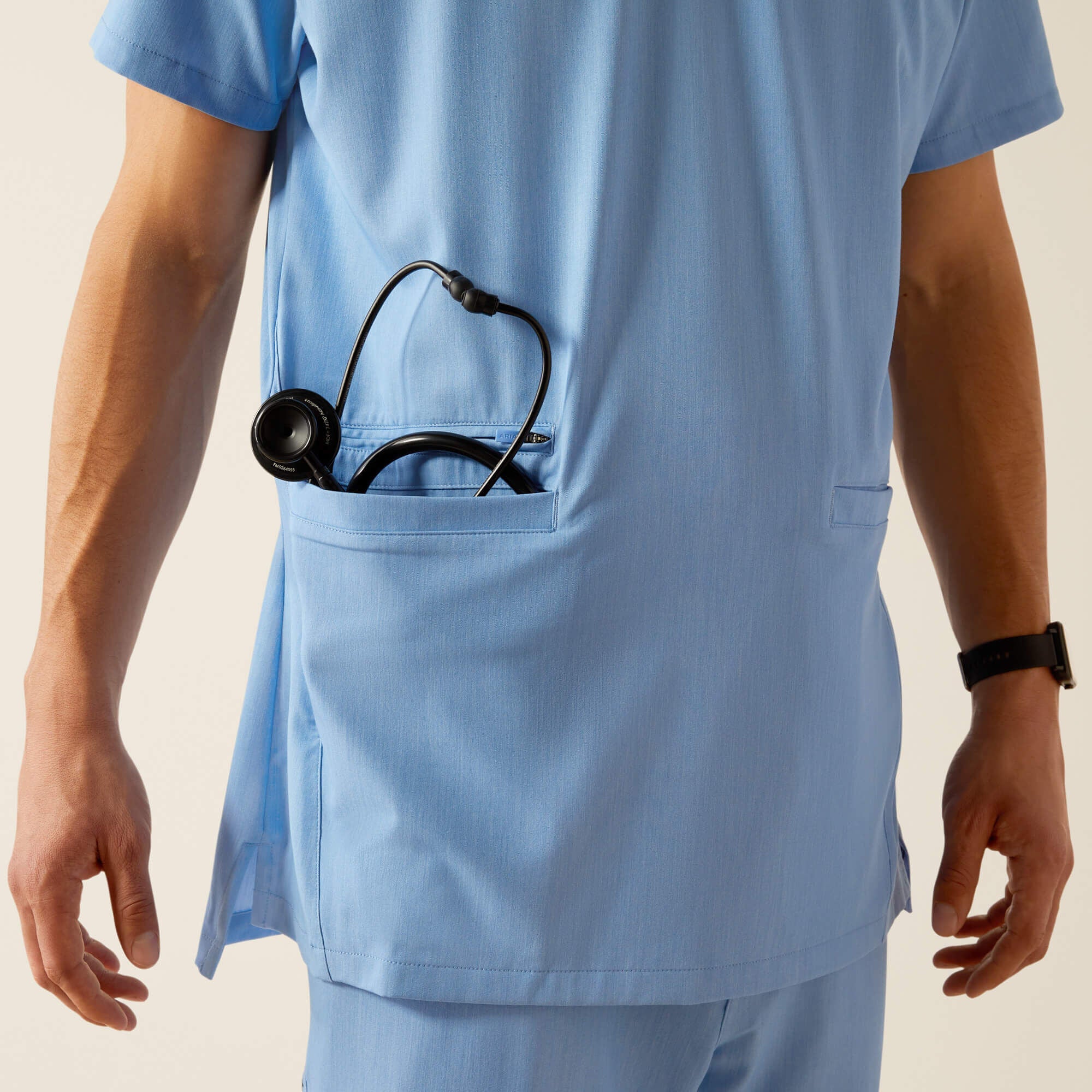 Derham 6 Pocket Scrub Top - Men