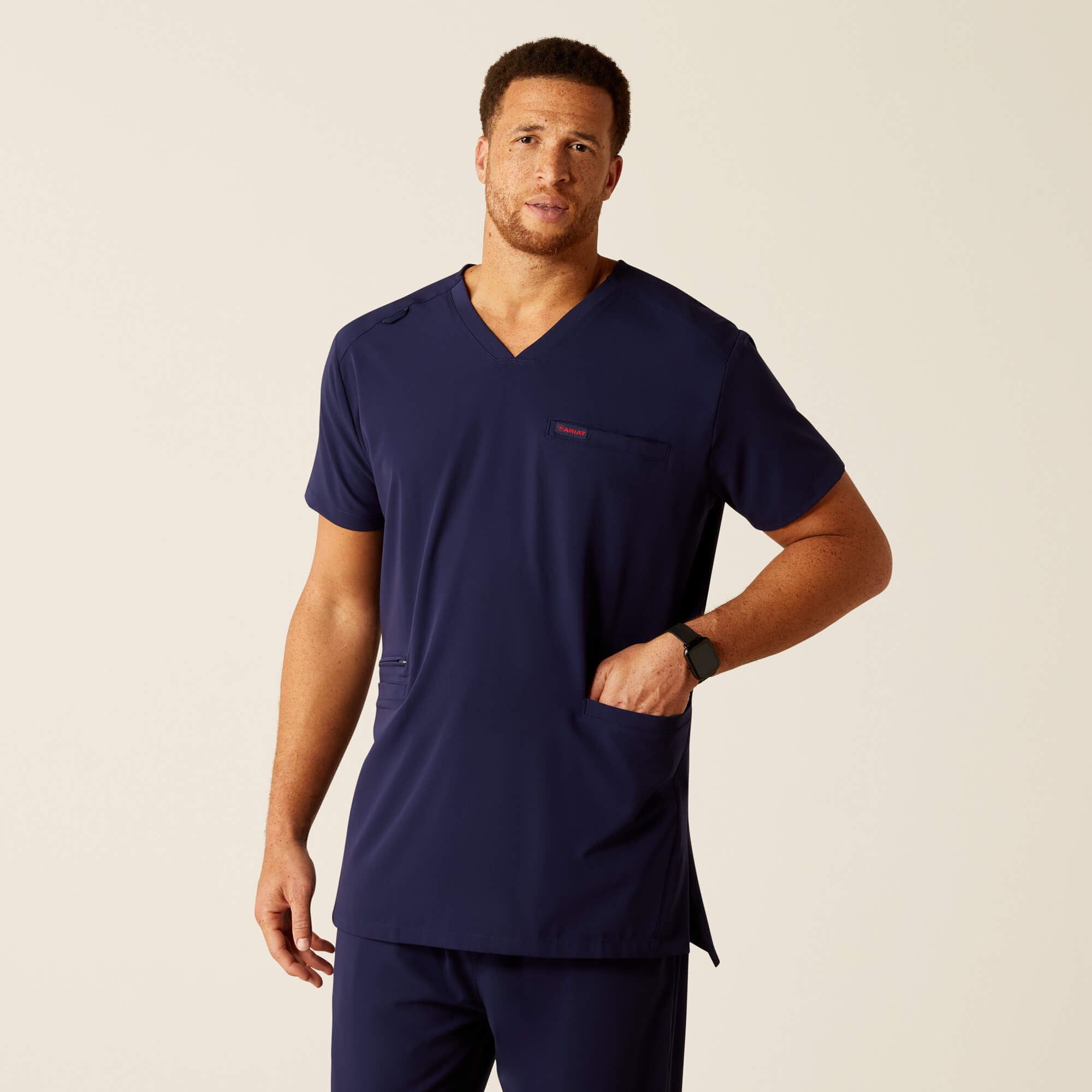Derham 6 Pocket Scrub Top - Men