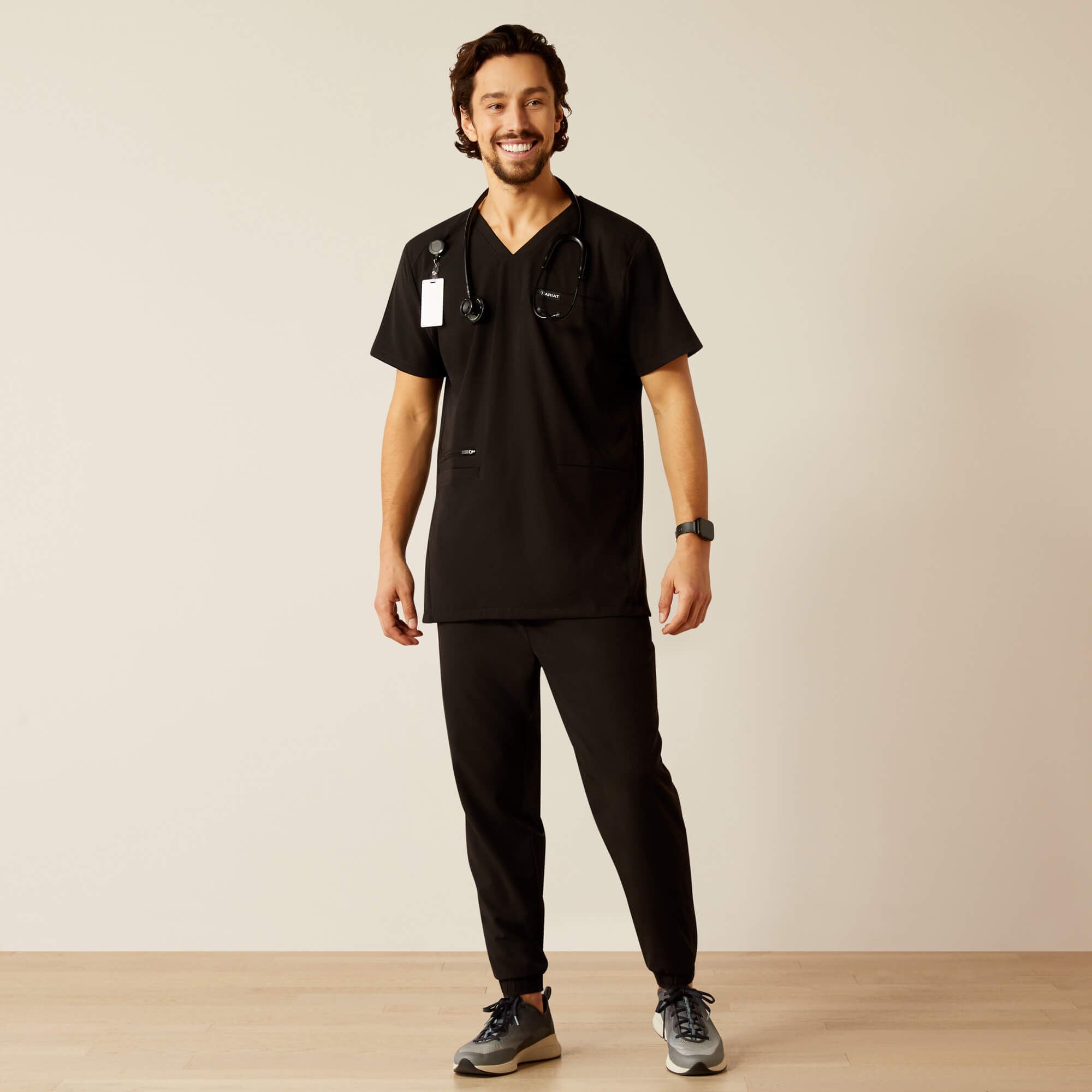 Derham 6 Pocket Scrub Top - Men