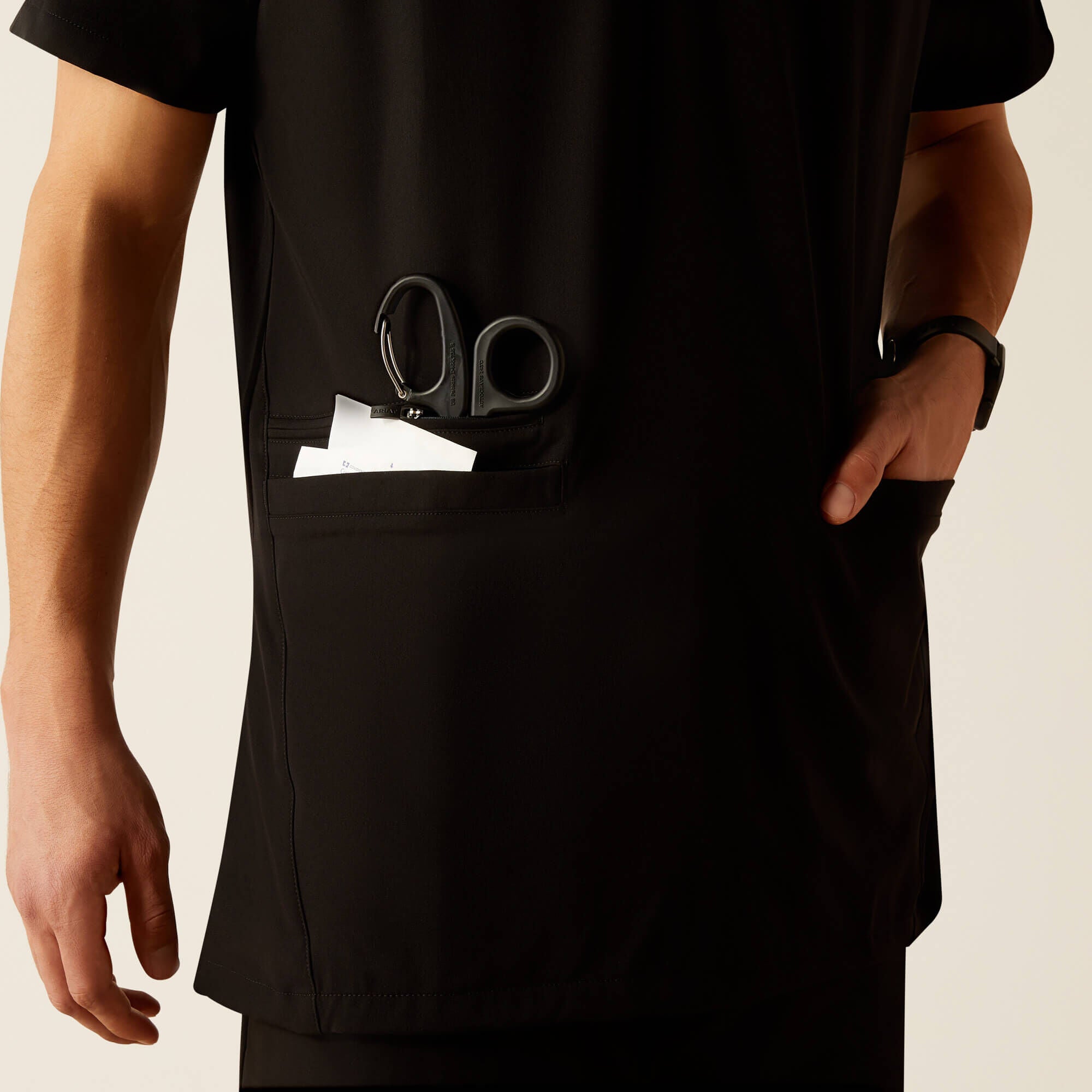 Derham 6 Pocket Scrub Top - Men