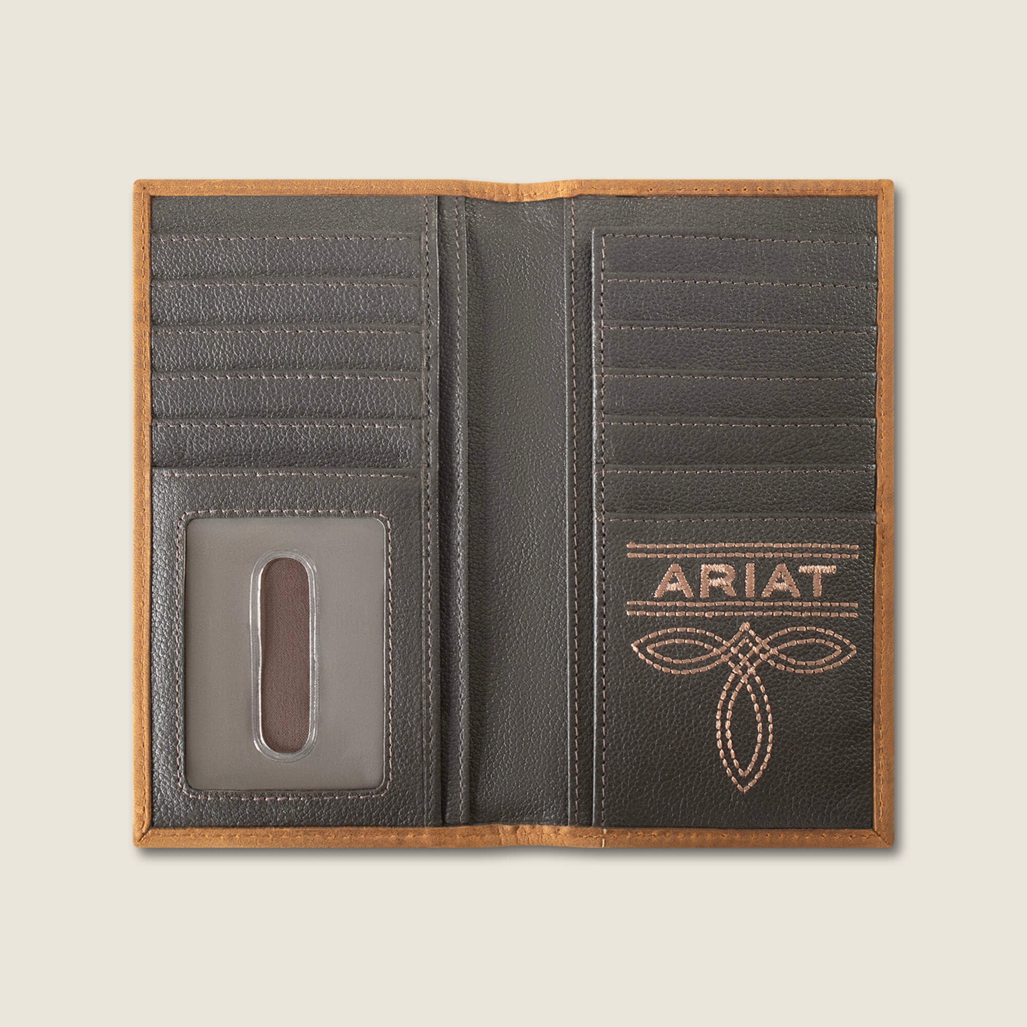 Patchwork Embroidered Logo Rodeo Wallet - Men
