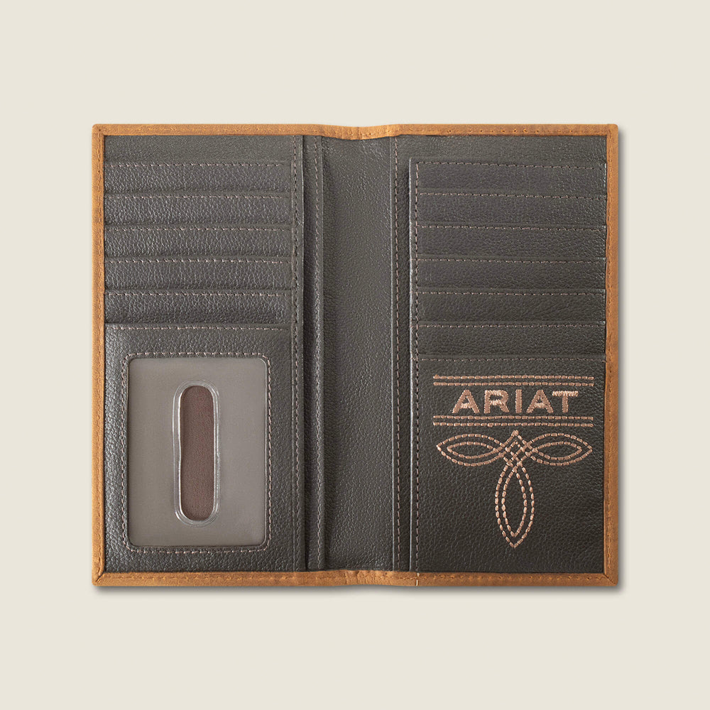 Patchwork Embroidered Logo Rodeo Wallet - Men