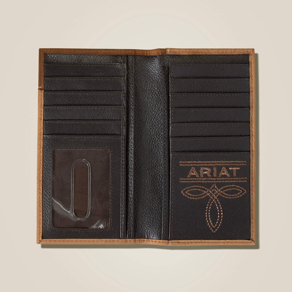 Tooled Leather Rodeo Wallet - Men