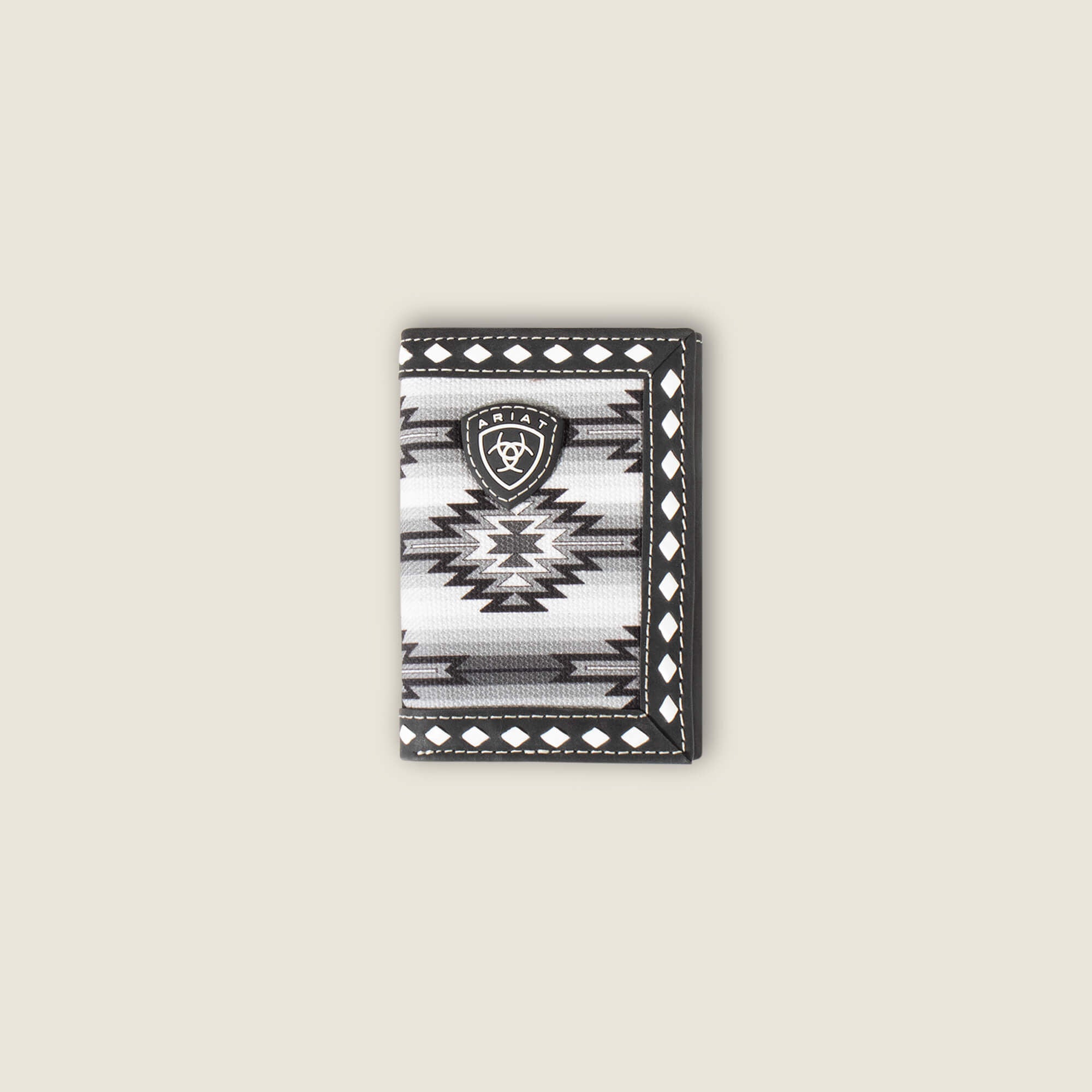 Southwest Diamond Trifold Wallet - Men