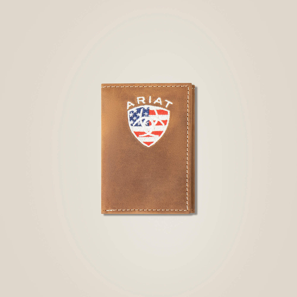 Flag Shield Trifold Wallet - Men