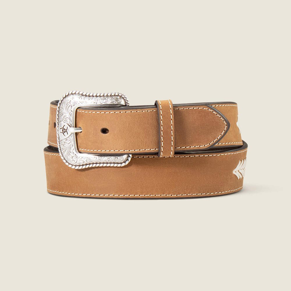 Stitched w/Conchos Belt - Men