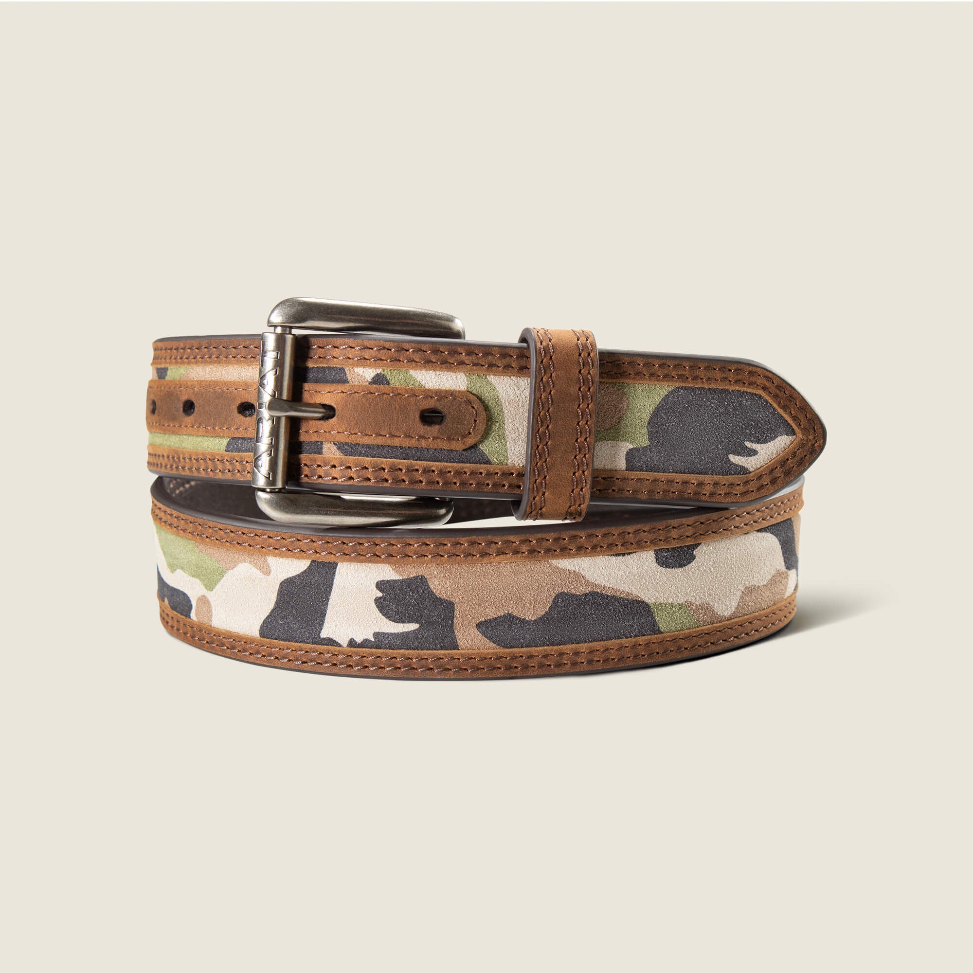 Work Camo Suede Inlay Belt - Men