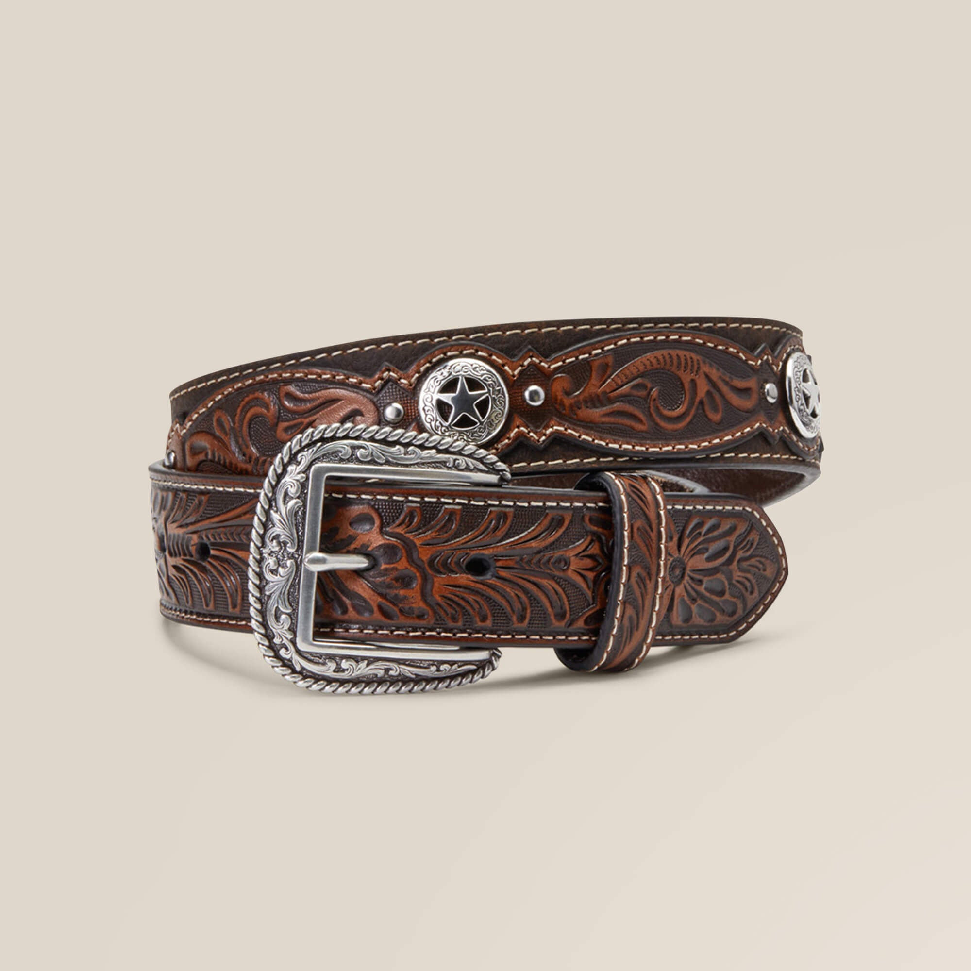 Western Star Medallion Belt - Men