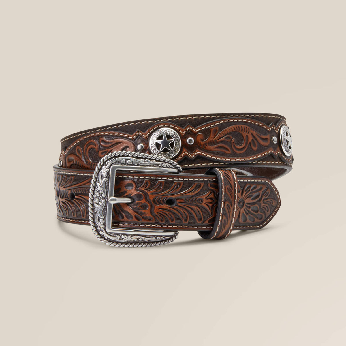 Western Star Medallion Belt - Men