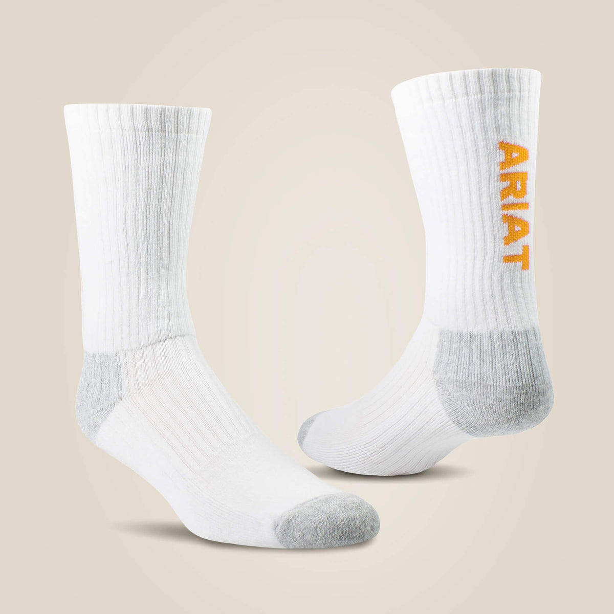 Premium Ringspun Cotton Crew Work Sock 3 Pair Pack - Men|Women