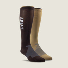 AriatTEK Essential Performance Sock 2 Pair Multi Color Pack - Men|Women