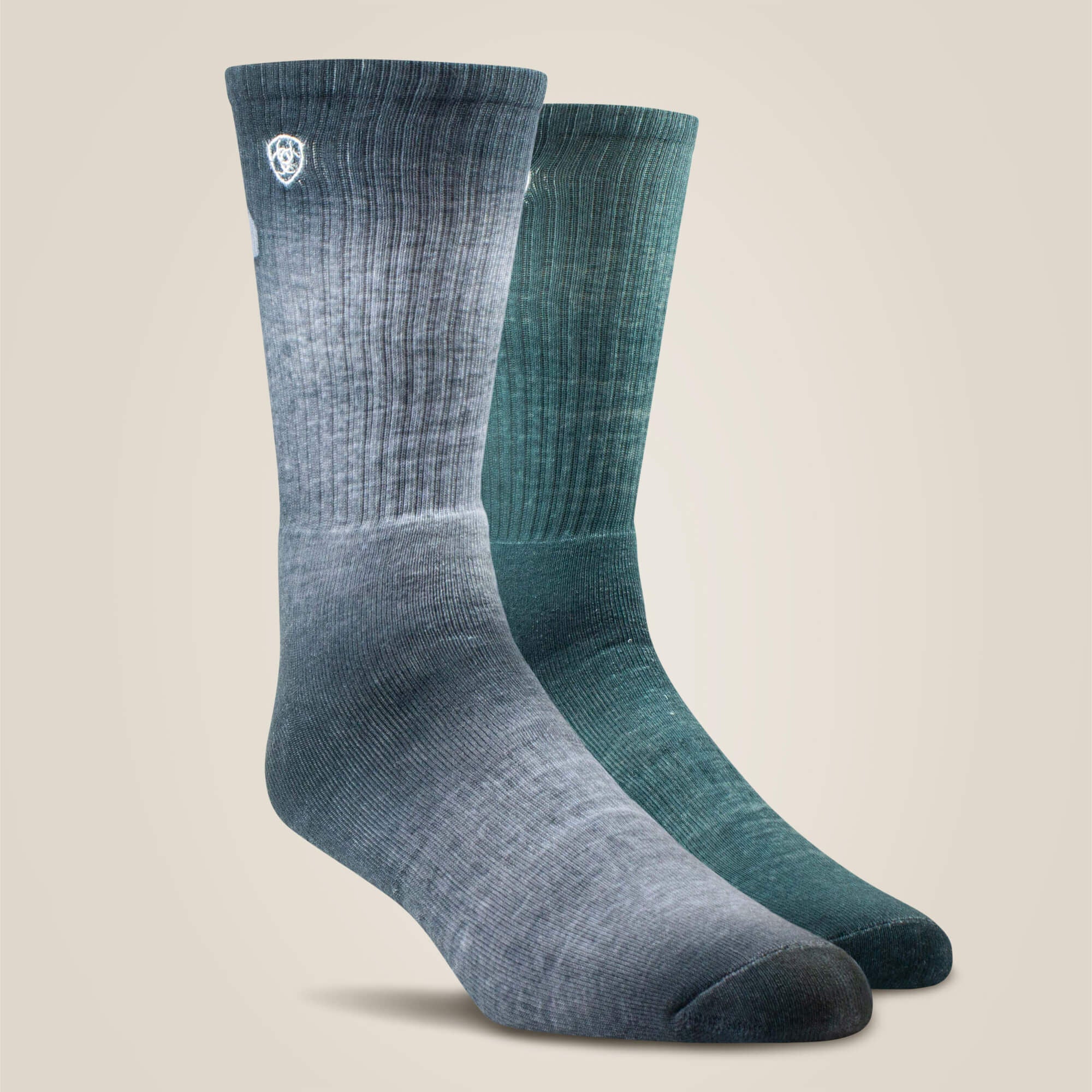 Incognito Graphic Crew Work Sock 2 Pair Multi Color Pack - Men|Women