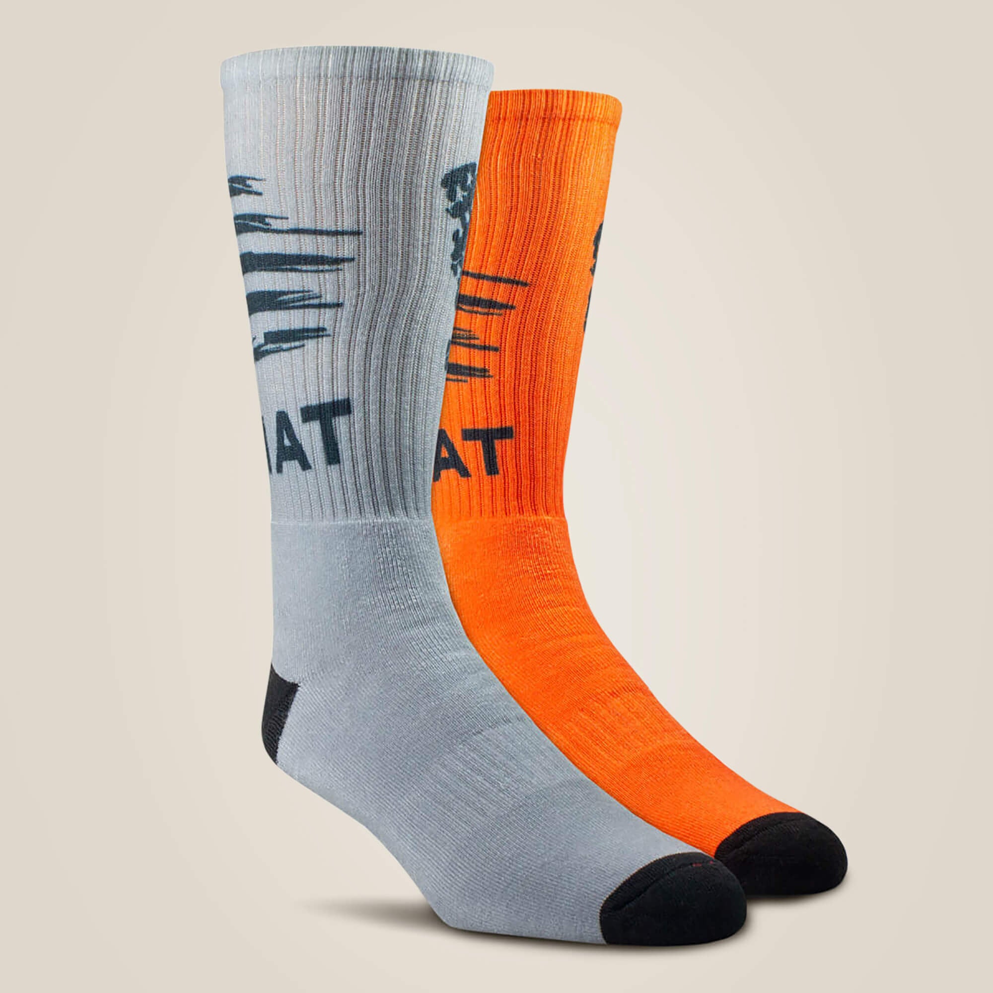 Patriot Graphic Crew Work Sock 2 Pair Multi Color Pack - Men
