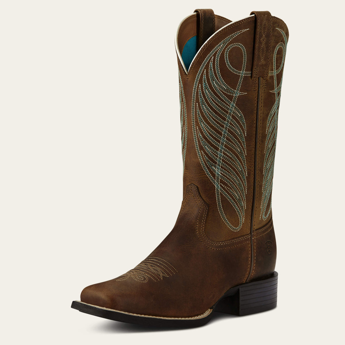 Round Up Wide Square Toe Western Boot - Women|Trends