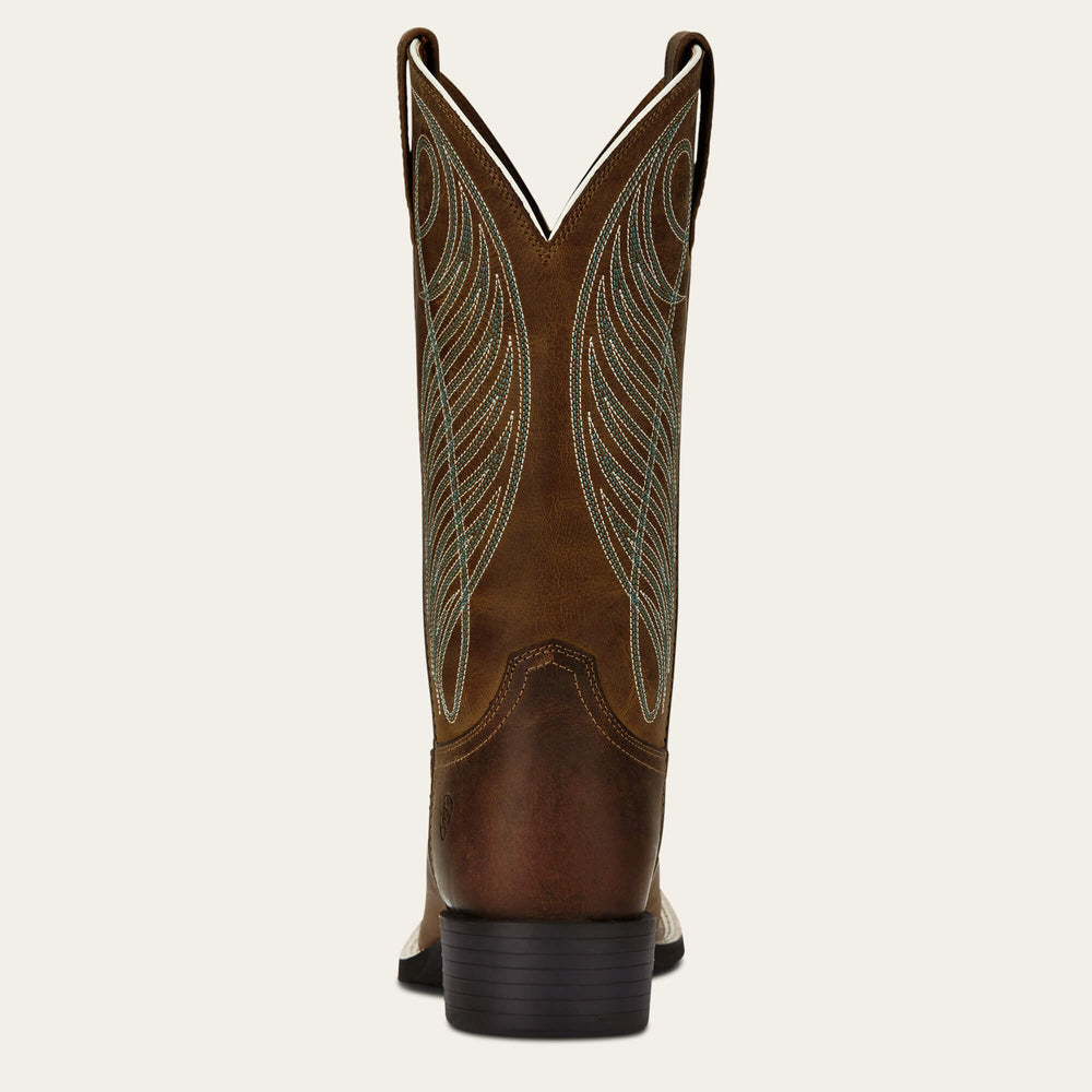 Round Up Wide Square Toe Western Boot - Women|Trends