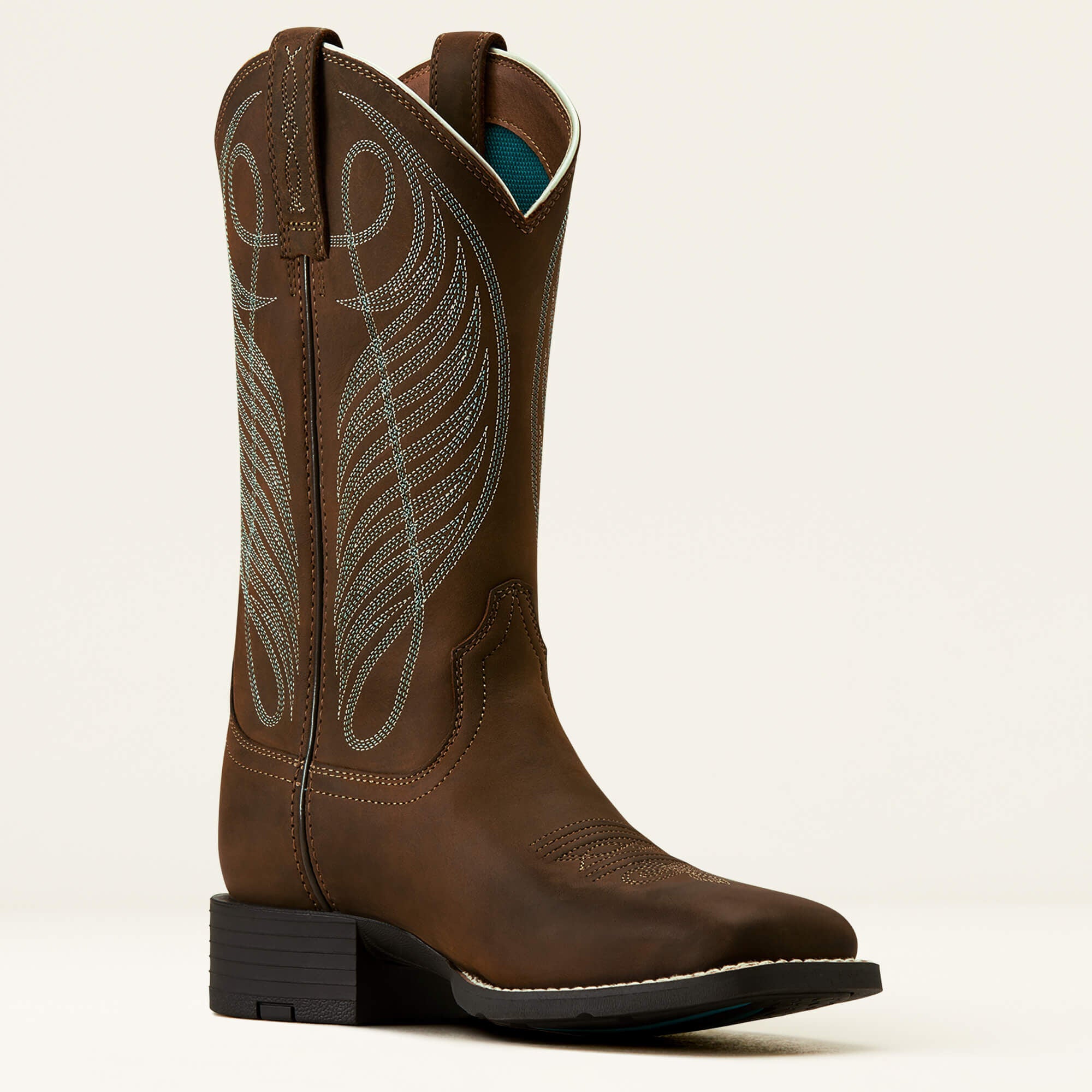Round Up Wide Square Toe Western Boot - Women|Trends