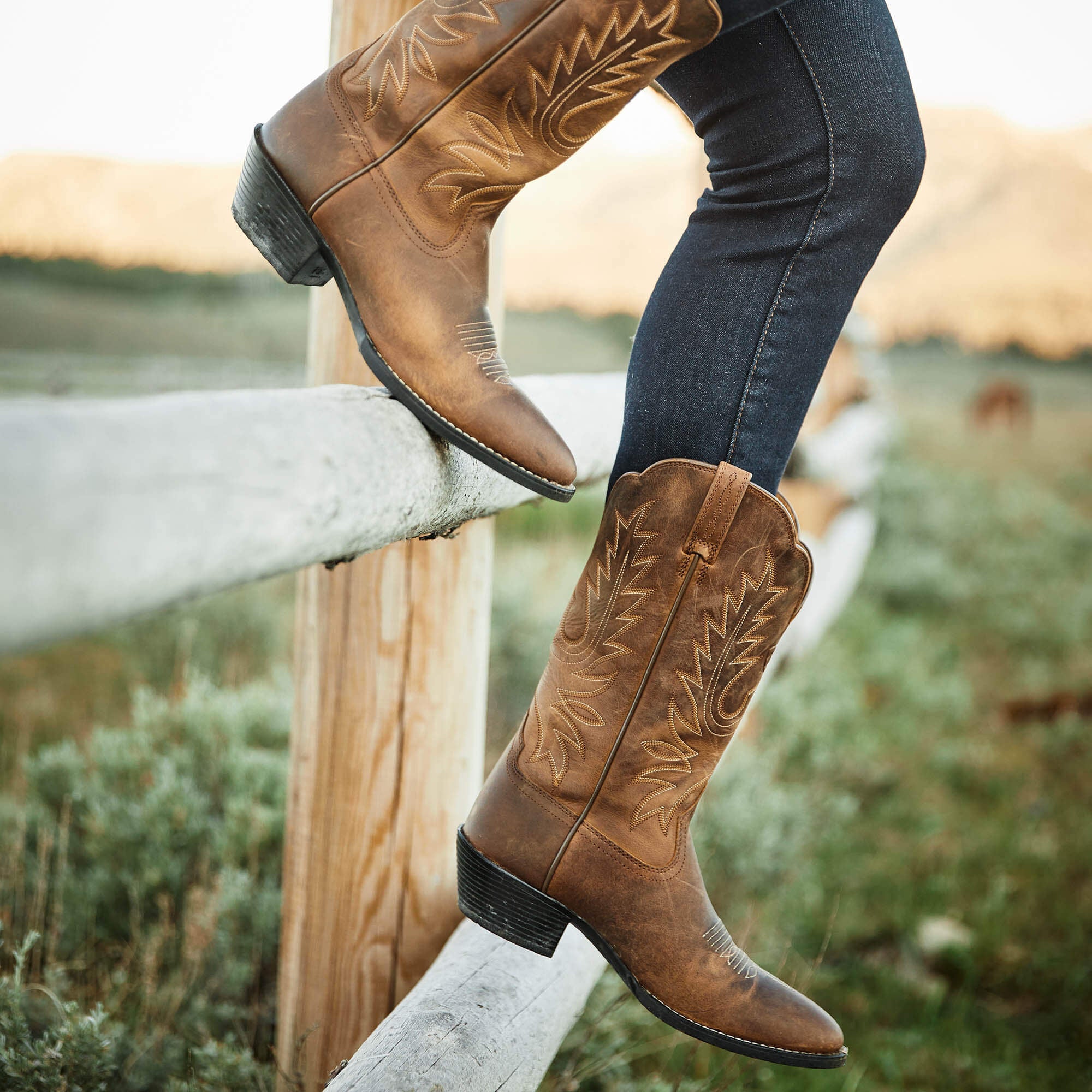 Heritage R Toe Western Boot - Women|Trends