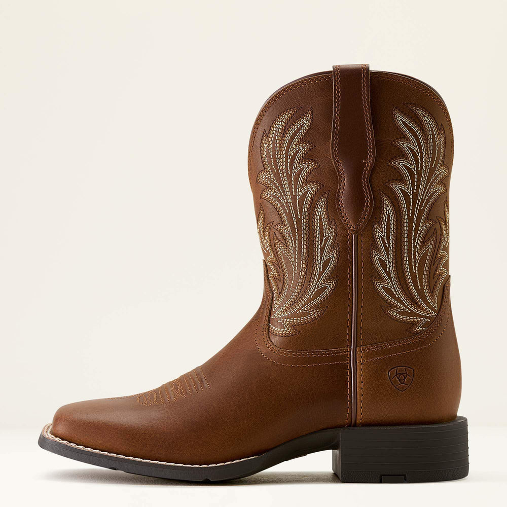 Round Up Filly Wide Square Toe Western Boot - Women|Trends