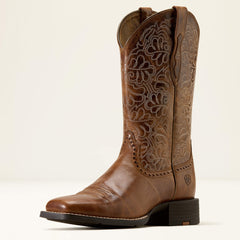 Round Up Remuda Wide Square Toe Western Boot - Women|Trends