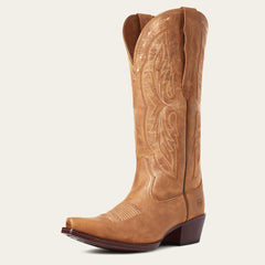 Heritage X Toe Elastic Wide Calf Western Boot - Women|Trends