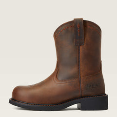 Fatbaby Work Pull-On Steel Toe Work Boot - Women