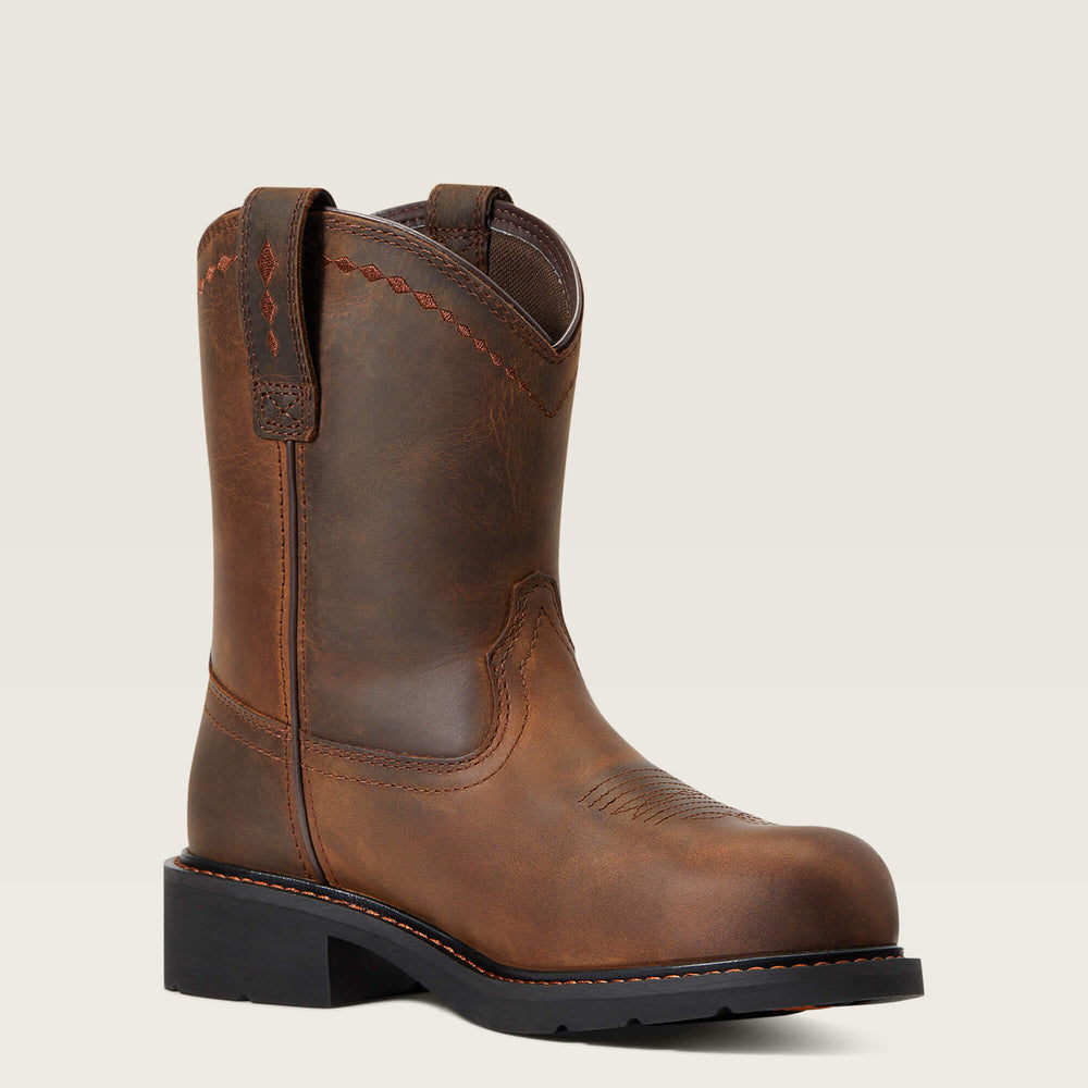 Fatbaby Work Pull-On Steel Toe Work Boot - Women