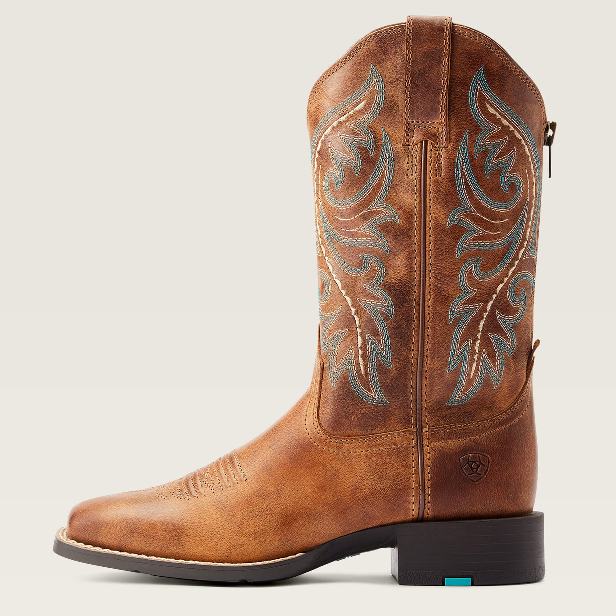Round Up Back Zip Western Boot - Women