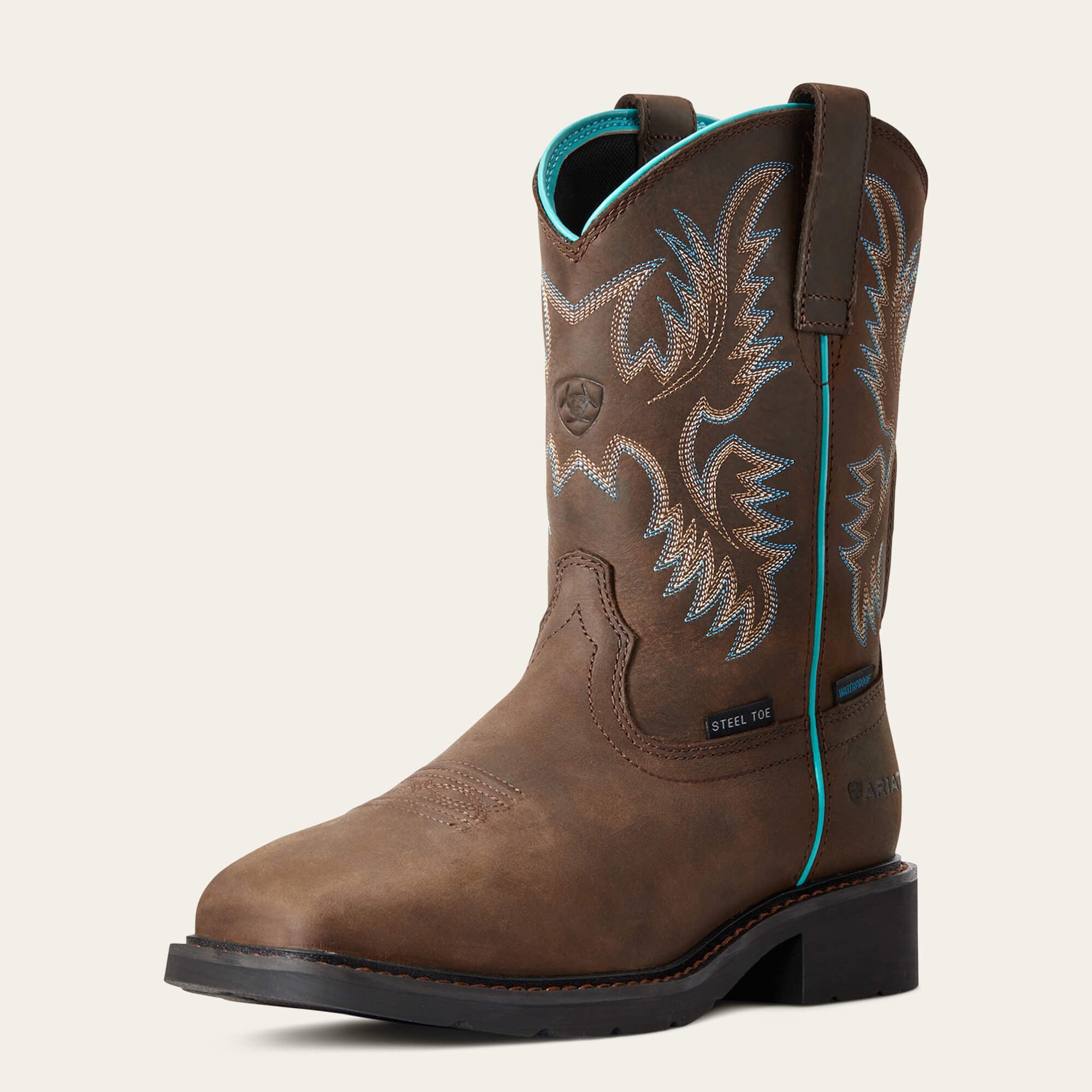 Krista Waterproof Steel Toe Work Boot - Women