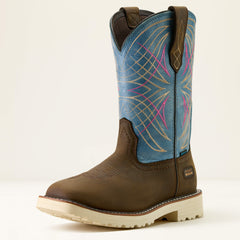 Activator Waterproof Wide Square Toe Work Boot - Women
