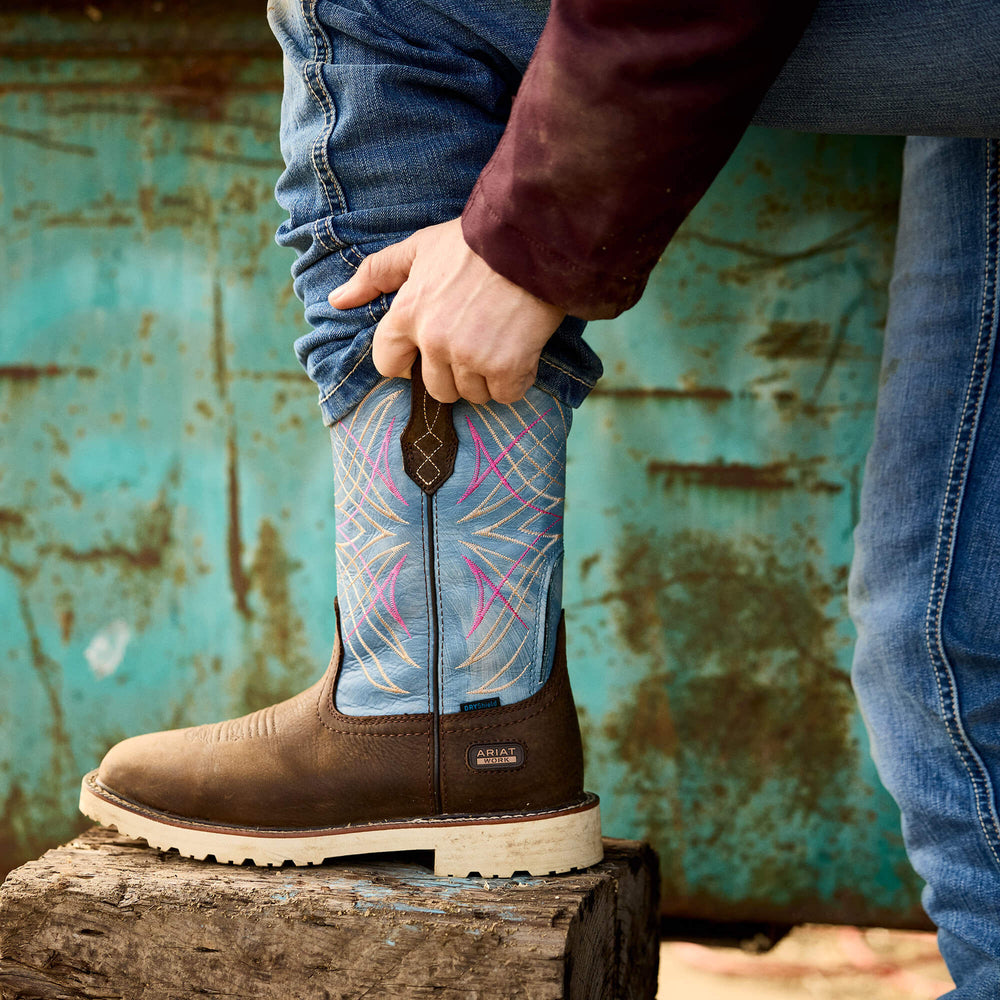 Activator Waterproof Wide Square Toe Work Boot - Women