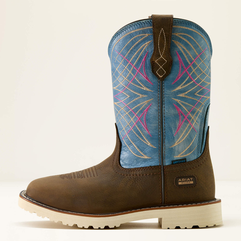 Activator Waterproof Wide Square Toe Work Boot - Women
