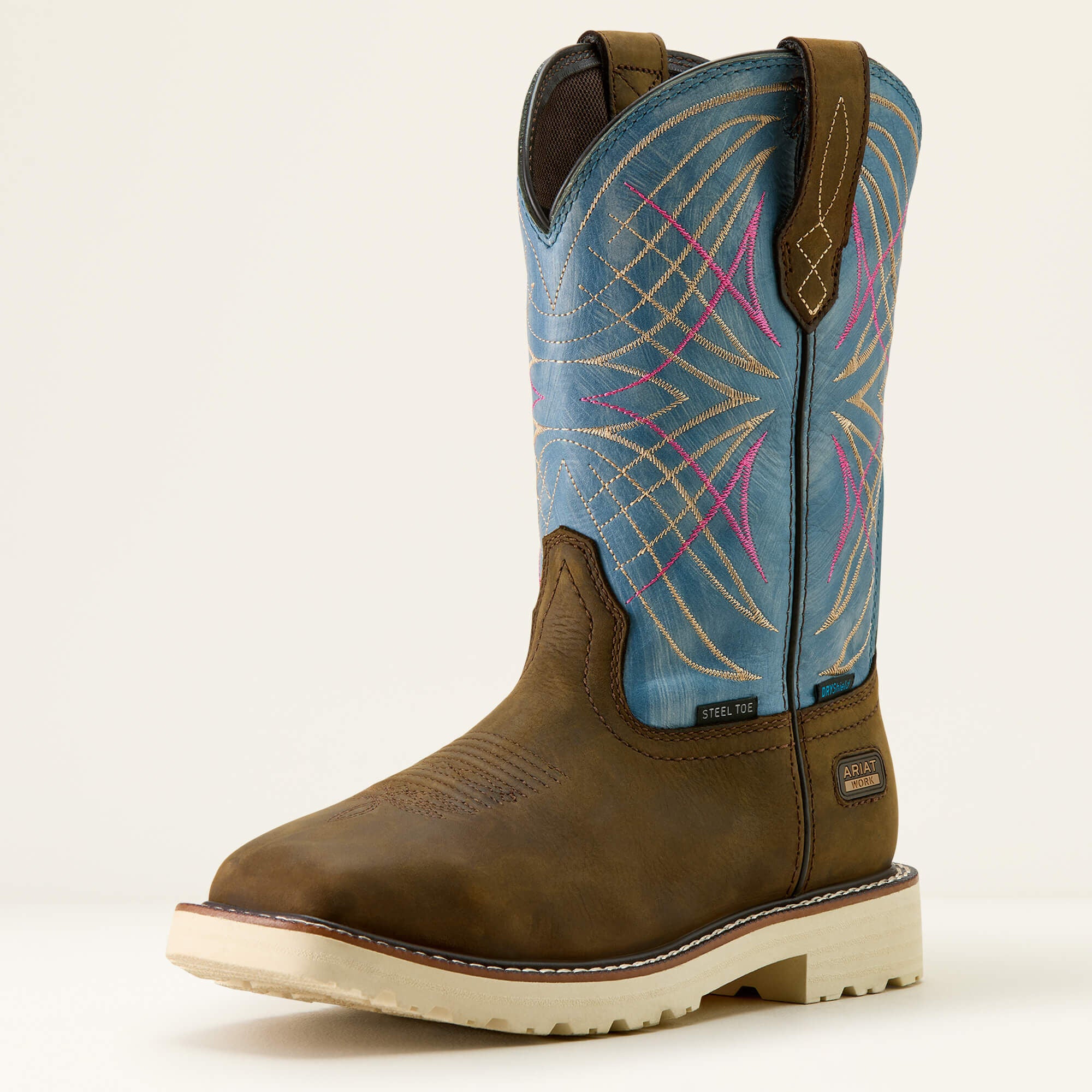 Activator Waterproof Wide Square Toe Steel Toe Work Boot - Women
