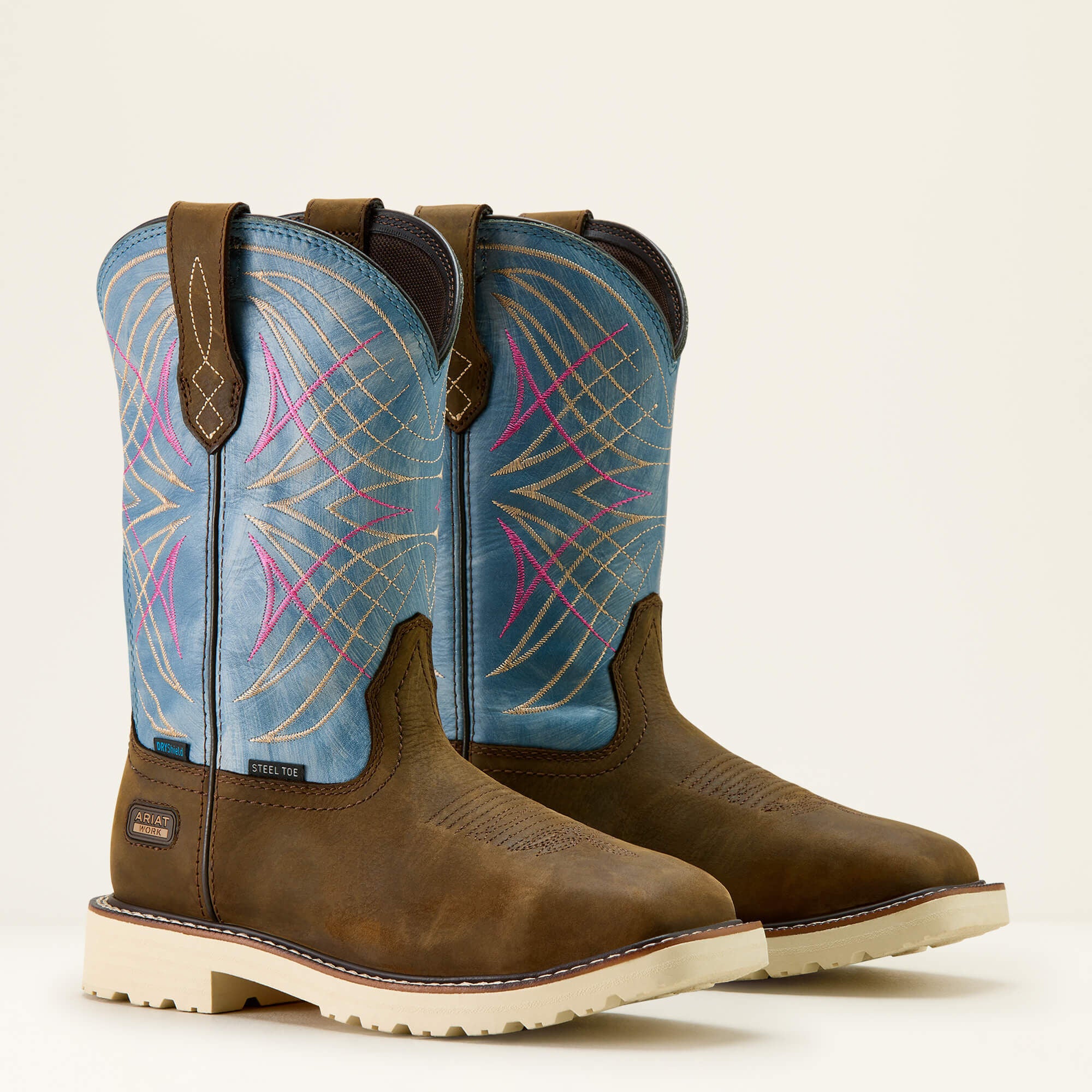 Activator Waterproof Wide Square Toe Steel Toe Work Boot - Women
