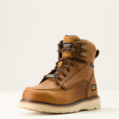 Rebar Wedge Moc Toe Waterproof Work Boot - Women
