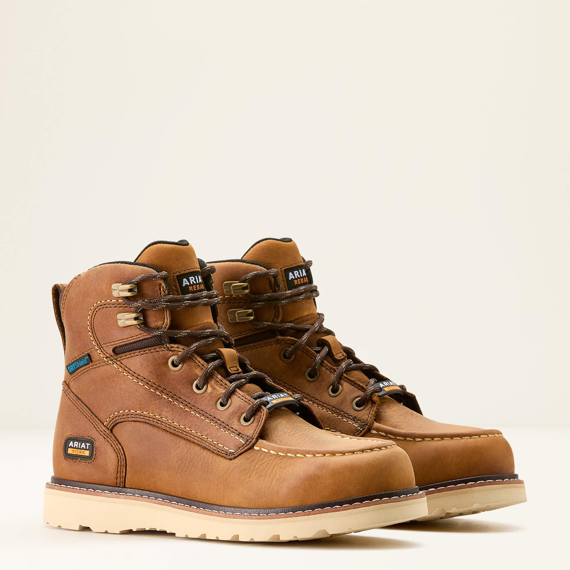 Rebar Wedge Moc Toe Waterproof Work Boot - Women