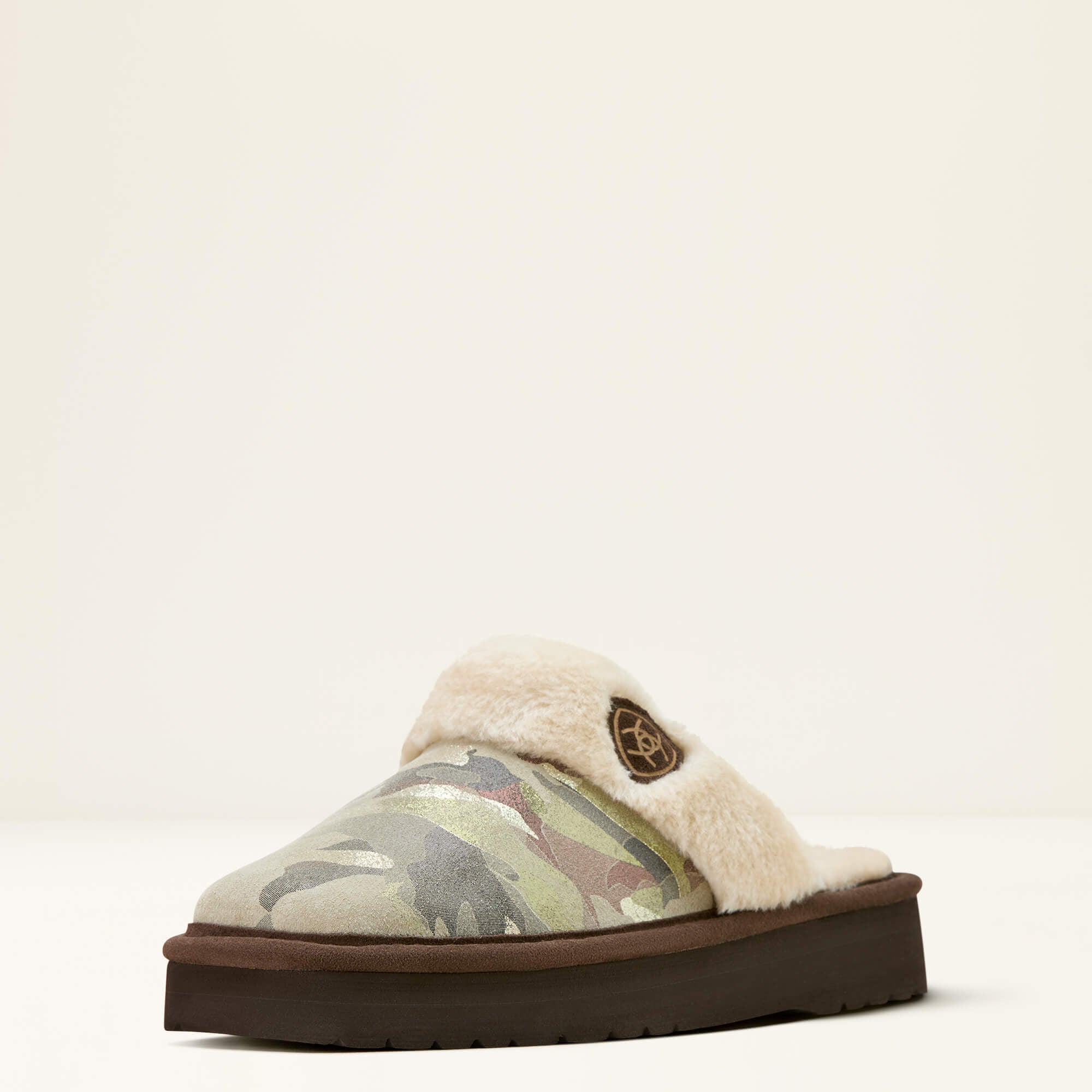 Jackie Square Toe Stack Slipper - Women
