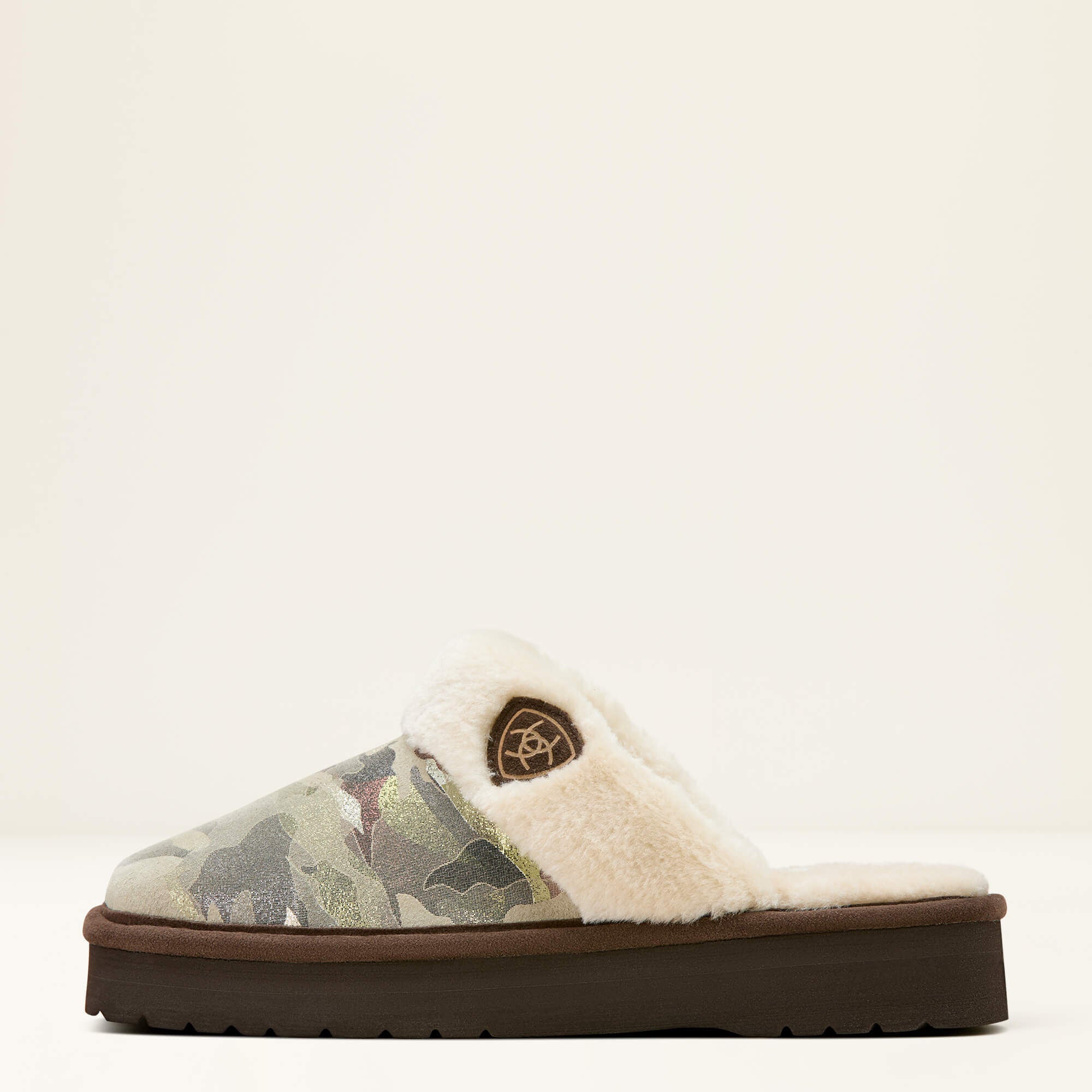 Jackie Square Toe Stack Slipper - Women