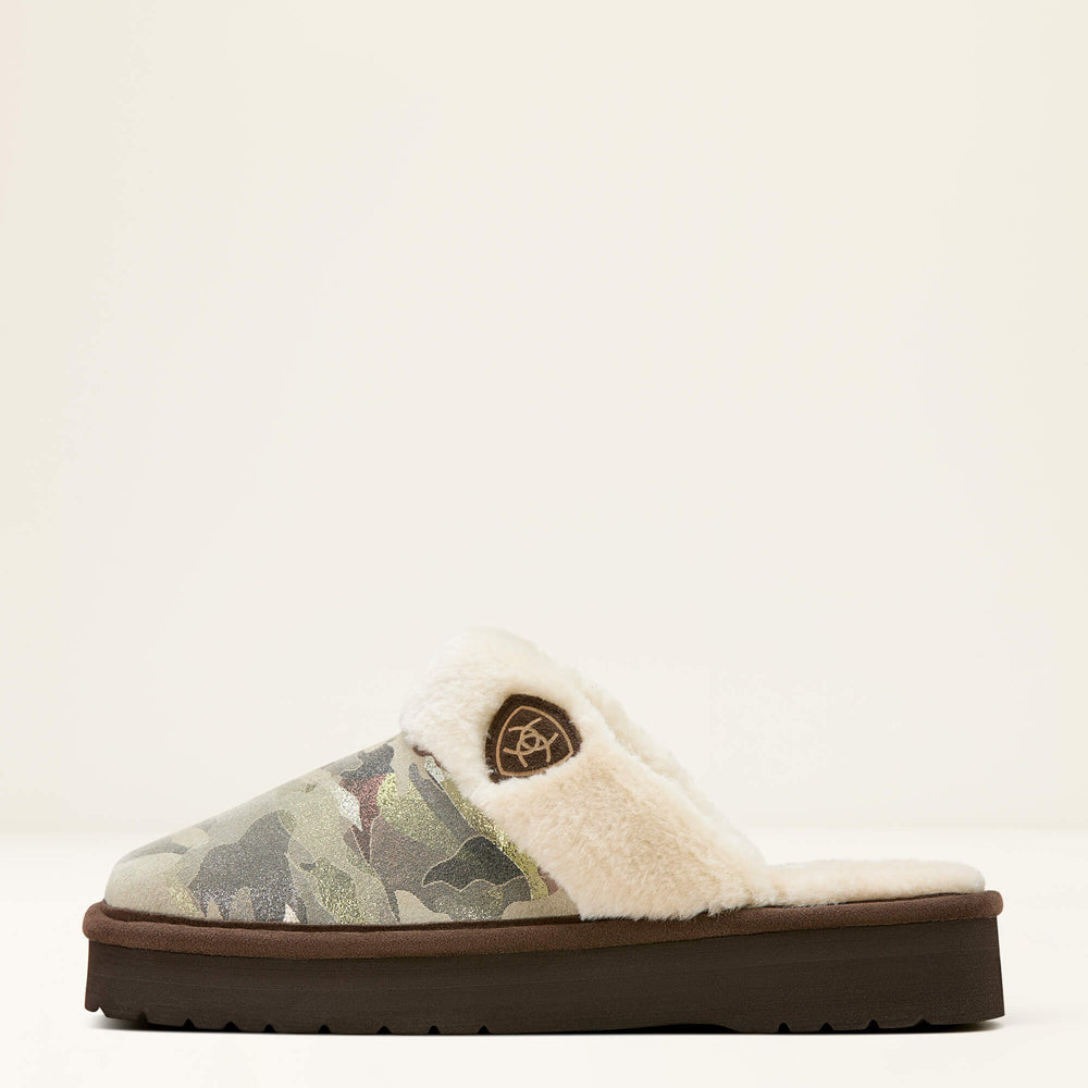 Jackie Square Toe Stack Slipper - Women