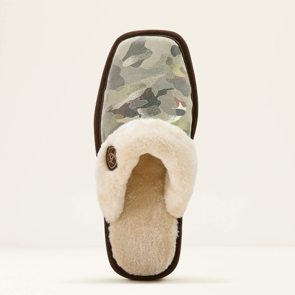 Jackie Square Toe Stack Slipper - Women