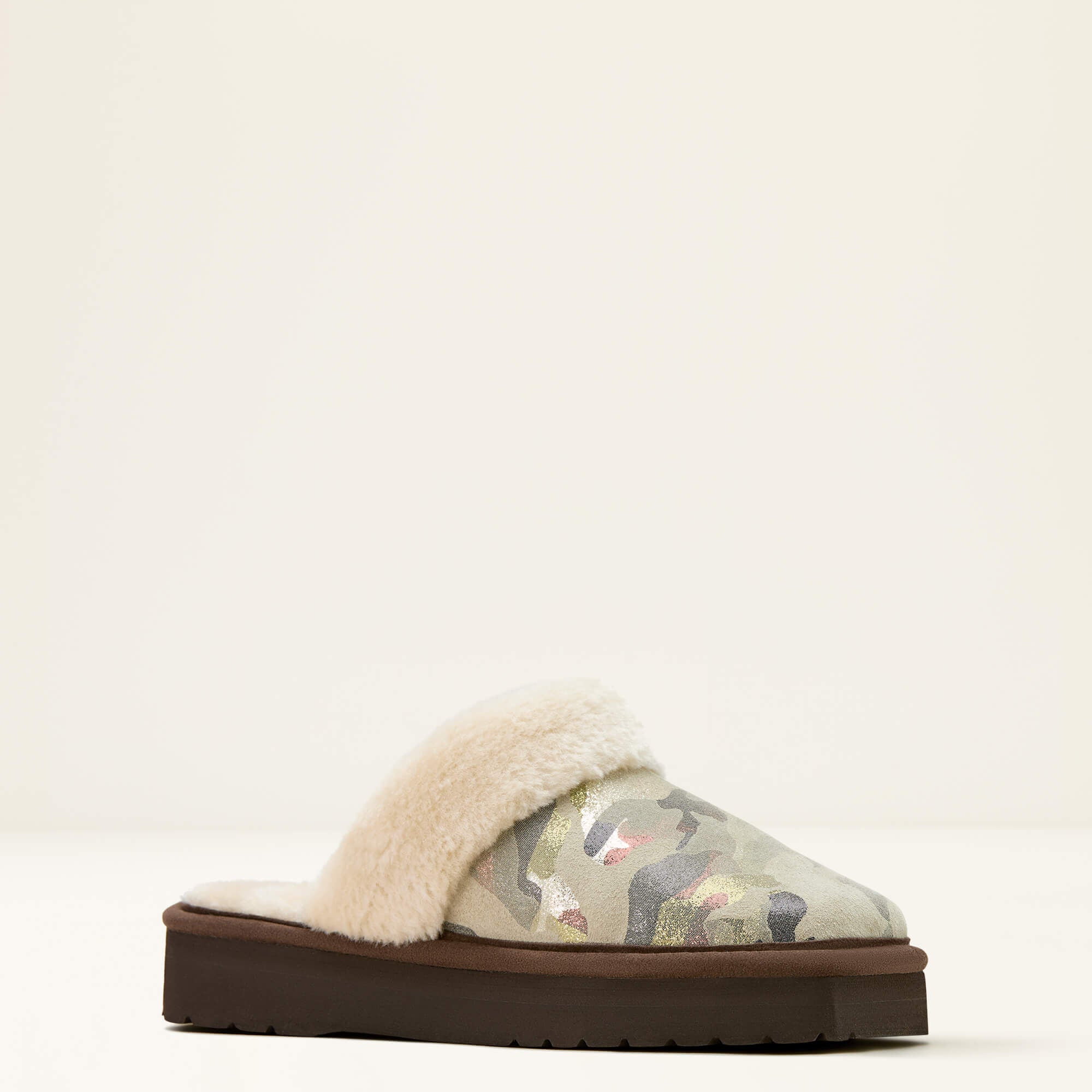 Jackie Square Toe Stack Slipper - Women