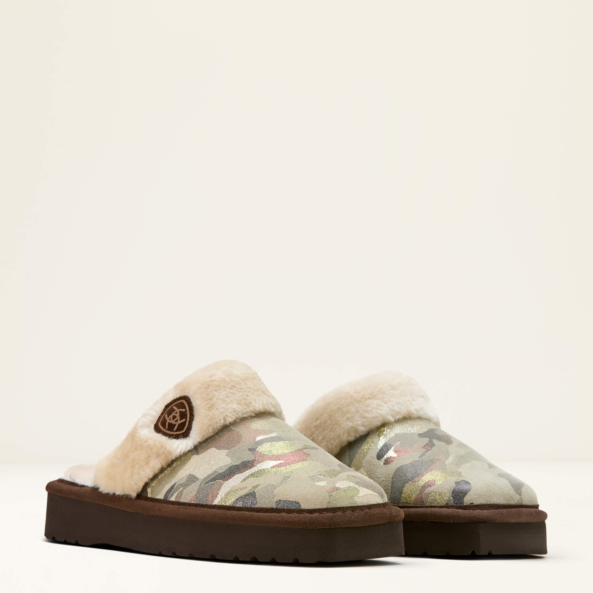 Jackie Square Toe Stack Slipper - Women