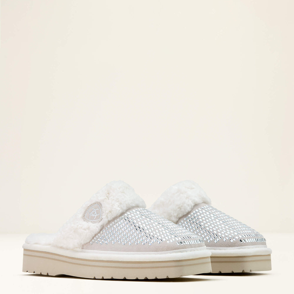 Jackie Square Toe Stack Slipper - Women